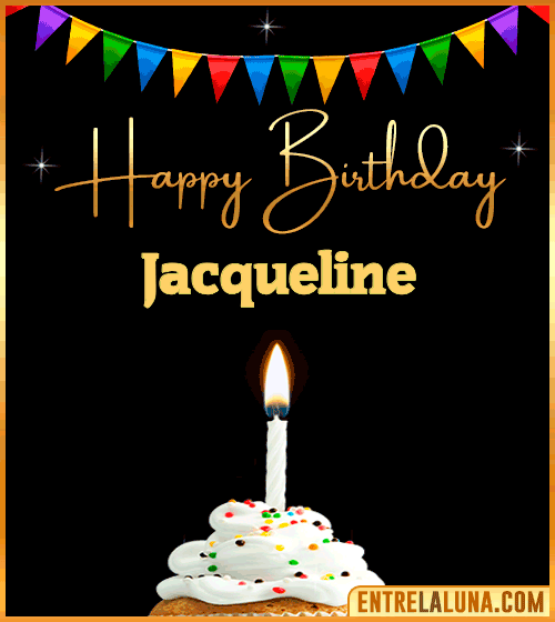 GiF Happy Birthday Jacqueline